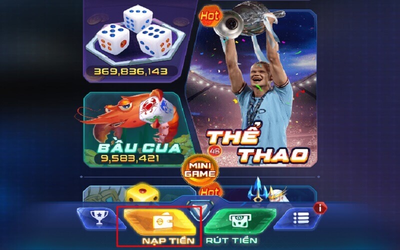 Nạp tiền VIP79